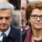 Former Energy Secretary, Chris Huhne and his ex wife, Vicky Pryce